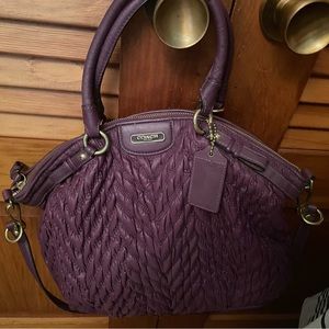 Coach purple cross body bag / Tote